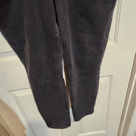 Express Mid Rise Black Leggings Jeans Size 18 - Picture 6 of 8